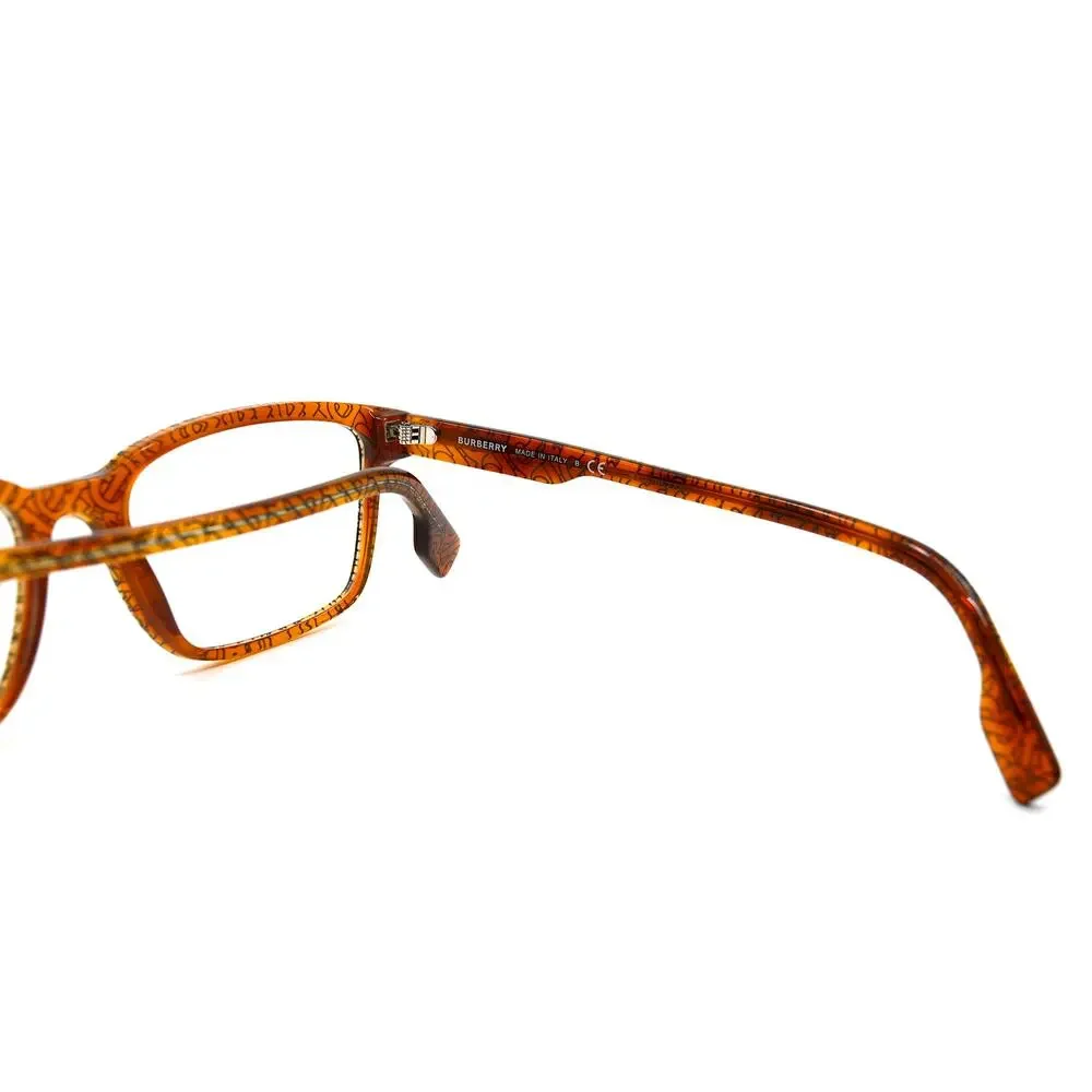 NEW Burberry BE2308 3823 Transparent Brown/signature B Check Eyeglasses Frame - Picture 11 of 13